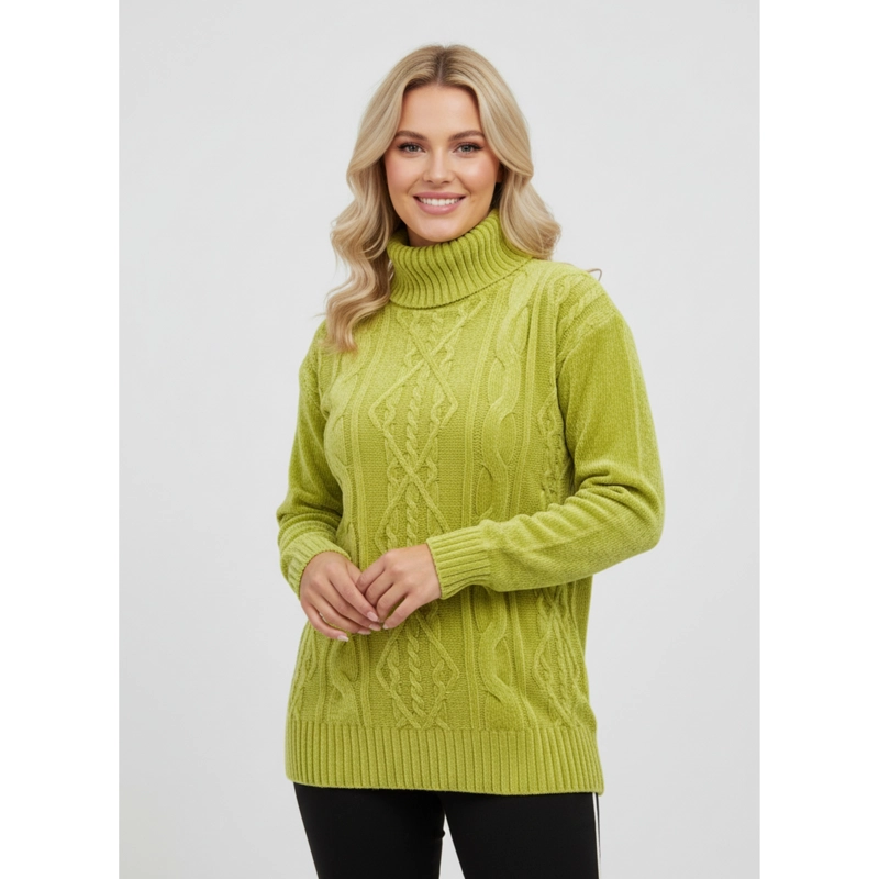 SWEATER MUJER CHENILLE OTOÑO INVIERNO COLORES 611 - 2