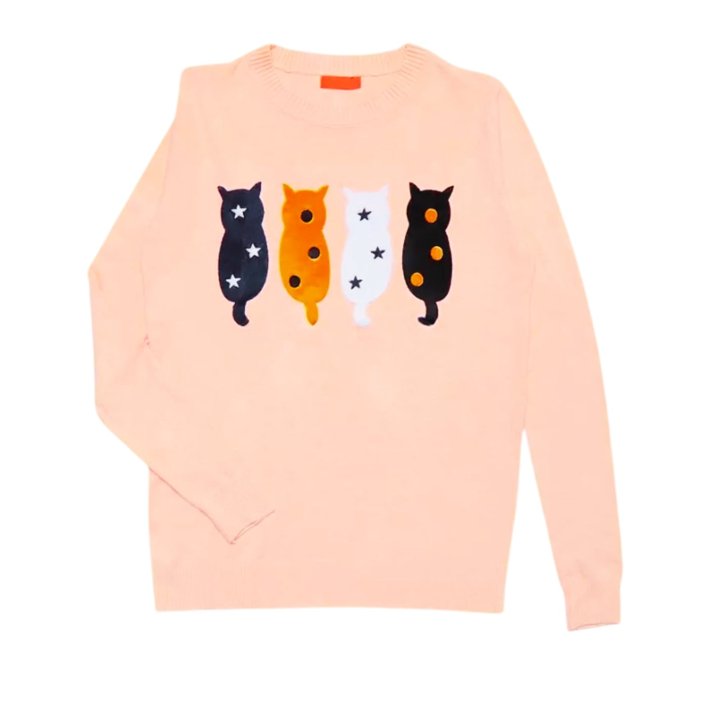 SWEATER MUJER ALGODÓN OTOÑO INVIERNO TEJIDO SUAVE DISEÑO GATITO 536 - 2