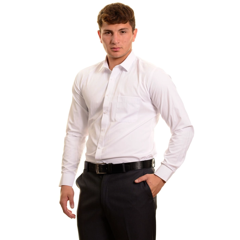 CAMISA ALGODÓN MANGA LARGA HOMBRE 5002 - 1
