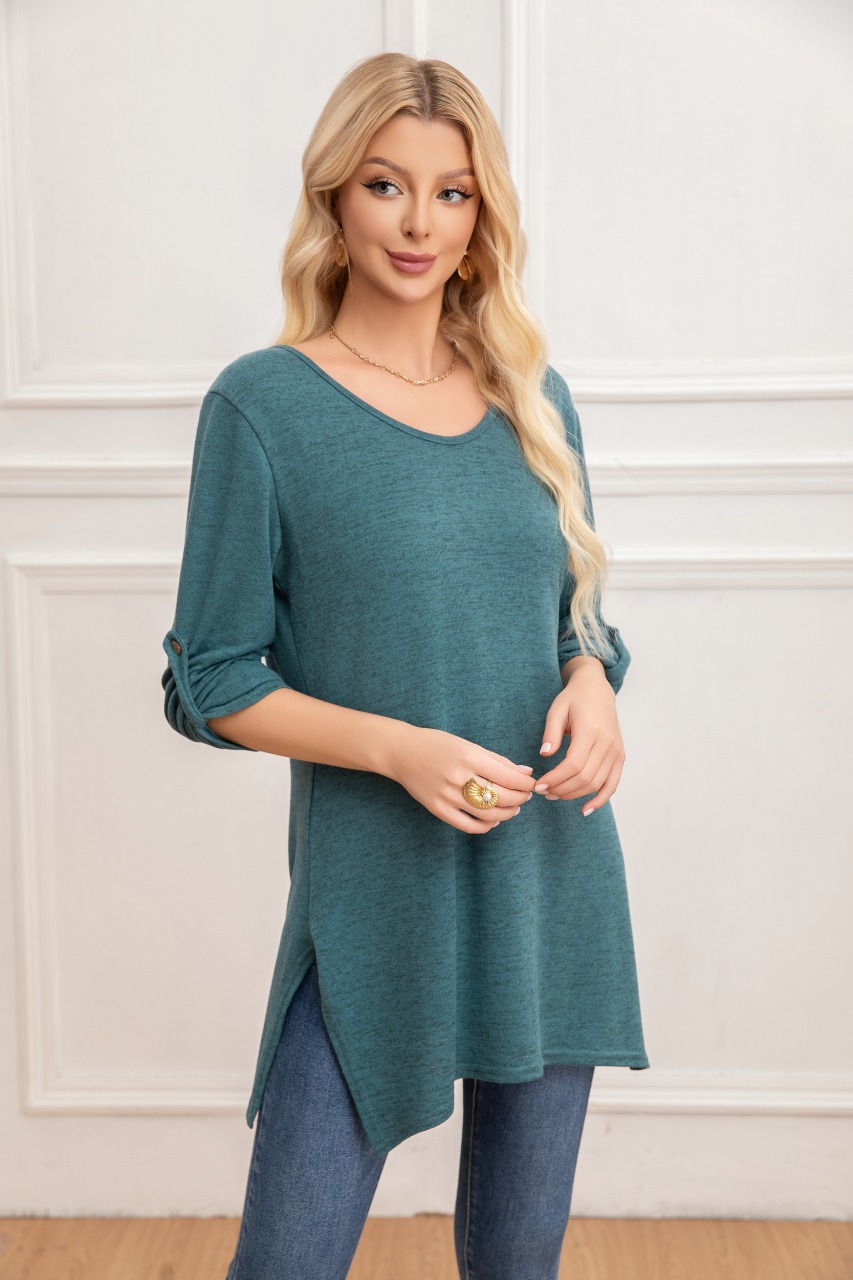SWEATER MINI VESTIDO CORTO TEJIDO ABERTURA LAZO ESPALDA 2005 - 1