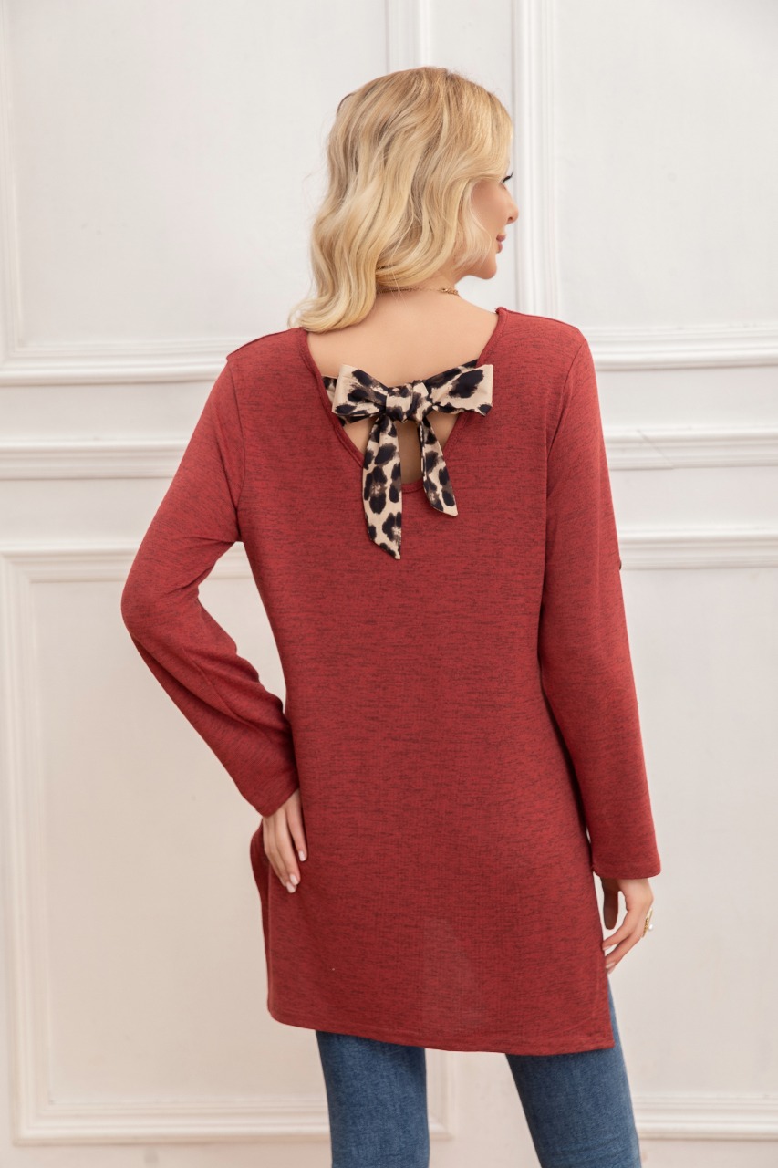 SWEATER MINI VESTIDO CORTO TEJIDO ABERTURA LAZO ESPALDA 2005 - 3
