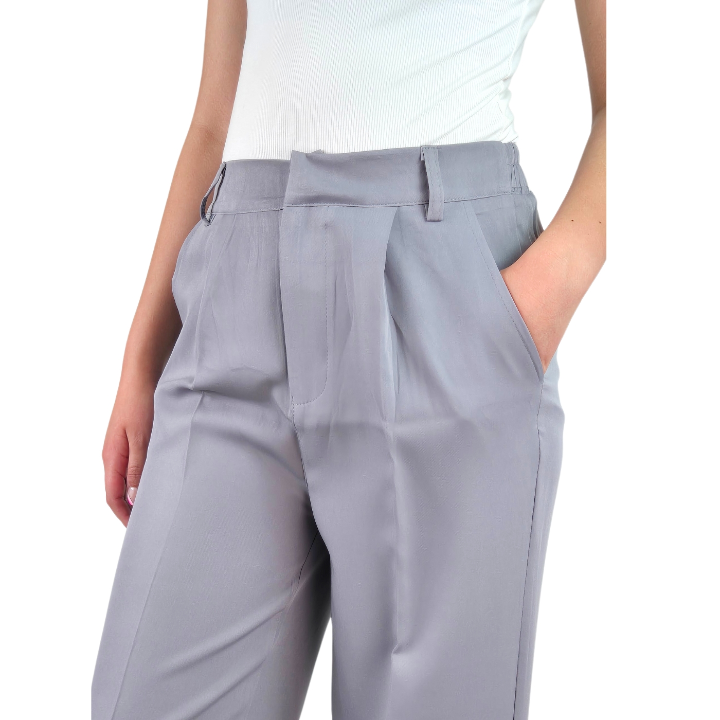 PANTALÓN SASTRERO MUJER VESTIR SEMI FORMAL CASUAL TIRO ALTO 056 - 5
