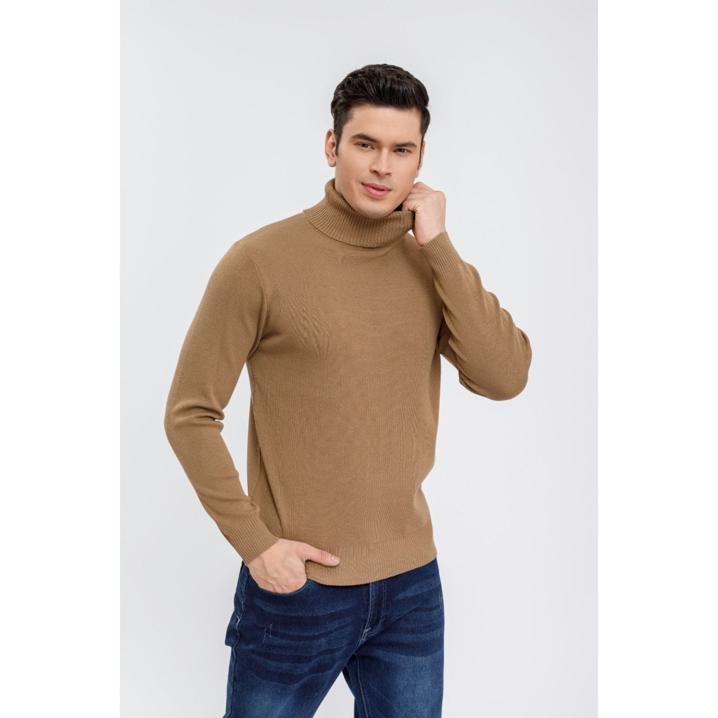 SWEATER TEJIDO HOMBRE CUELLO SUBIDO BEATLE 7198 - 1