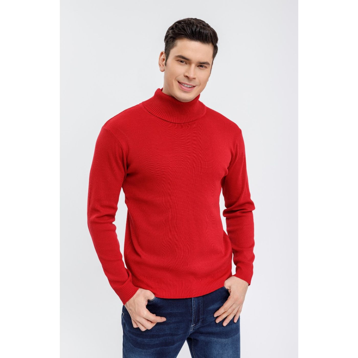 SWEATER TEJIDO HOMBRE CUELLO SUBIDO BEATLE 7198 - 1