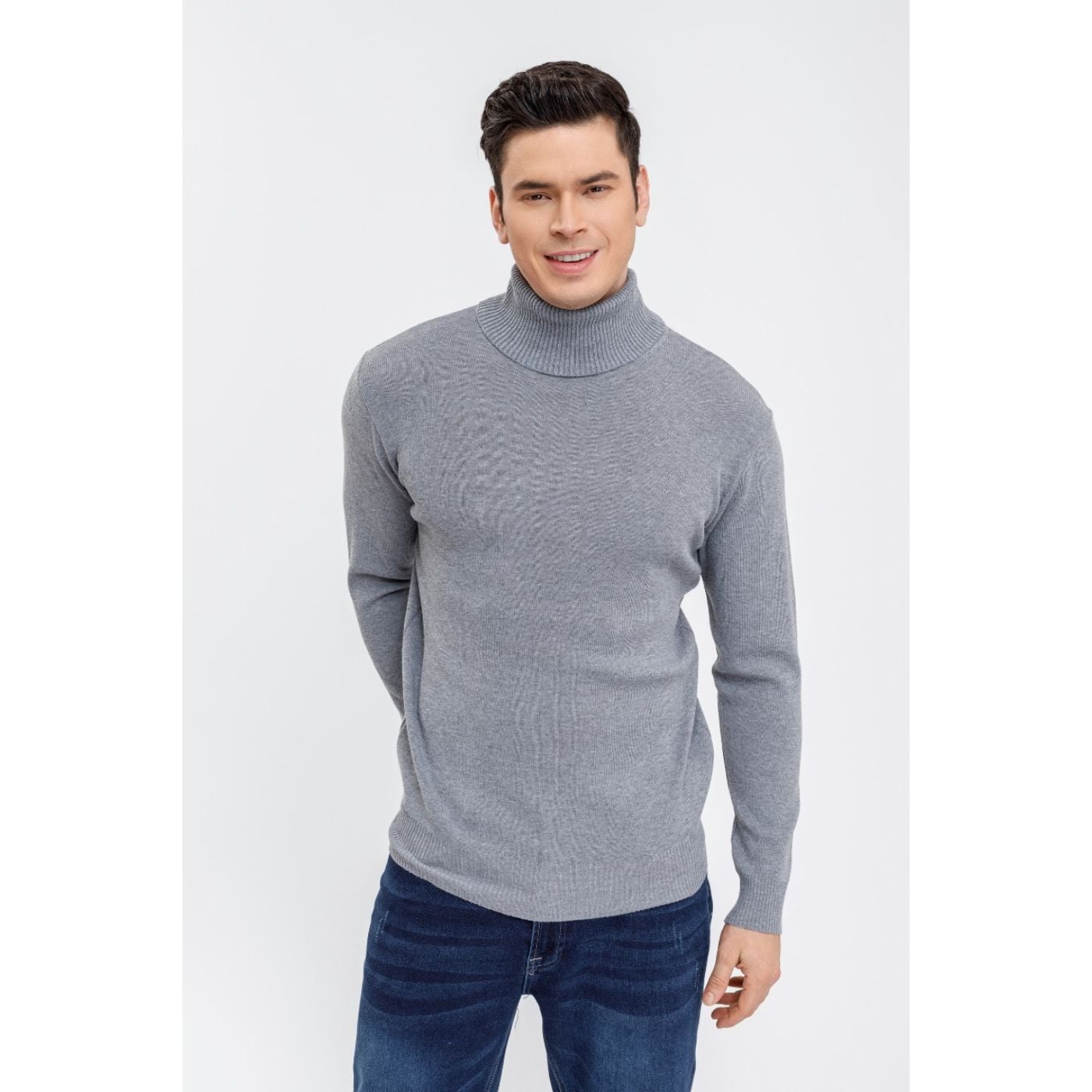 SWEATER TEJIDO HOMBRE CUELLO SUBIDO BEATLE 7198 - 2
