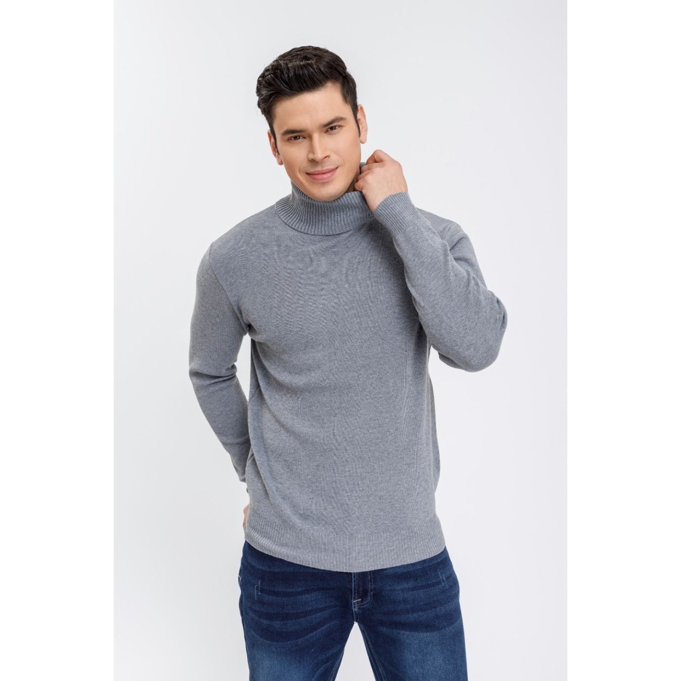 SWEATER TEJIDO HOMBRE CUELLO SUBIDO BEATLE 7198 - 3