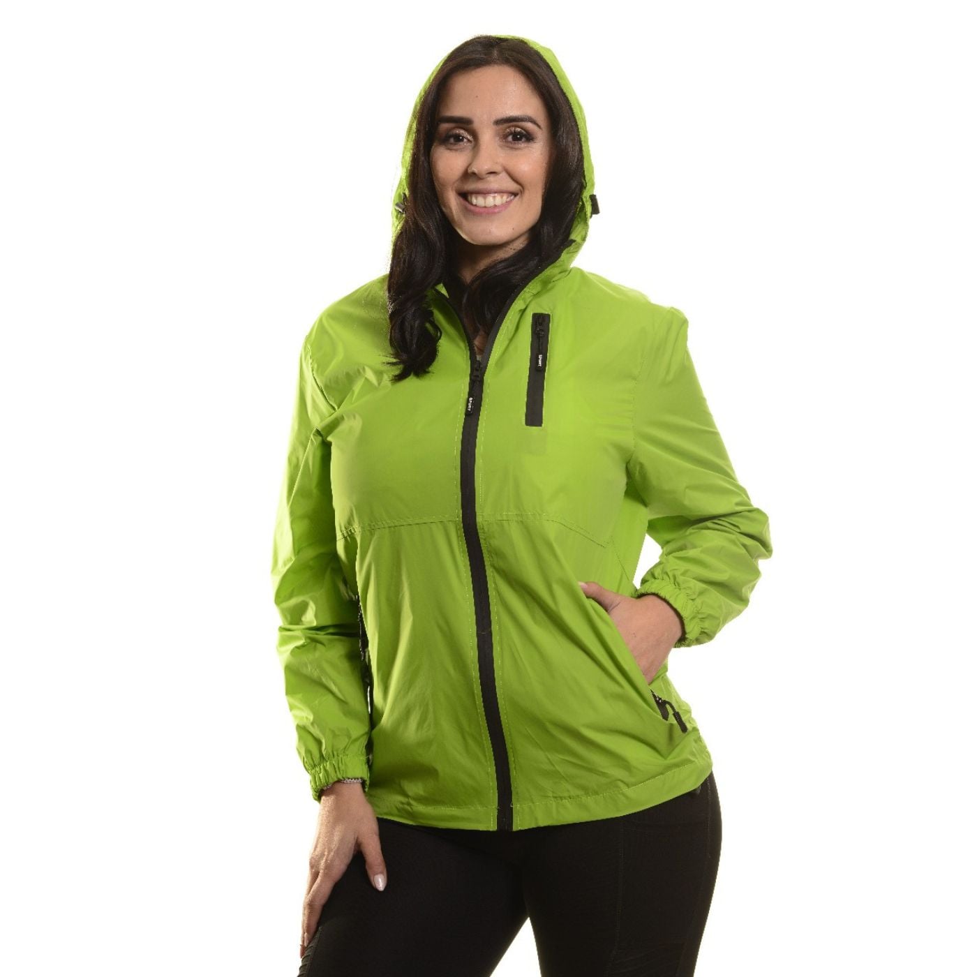 CHAQUETA MUJER CORTA VIENTO IMPERMEABLE PARKA LIVIANA COLORES 9279 - 1