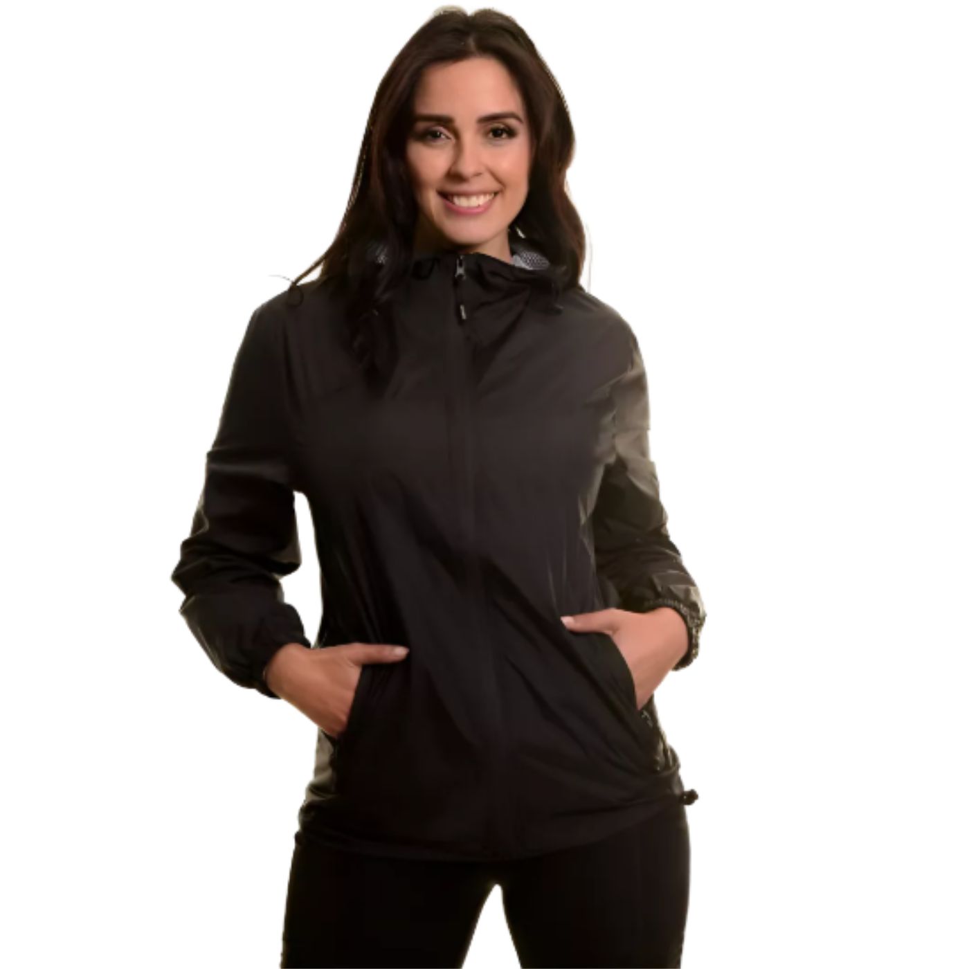 CHAQUETA MUJER CORTA VIENTO IMPERMEABLE PARKA LIVIANA COLORES 9279 - 2