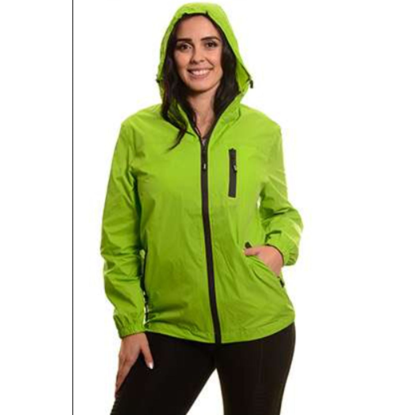 CHAQUETA MUJER CORTA VIENTO IMPERMEABLE PARKA LIVIANA COLORES 9279 - 2