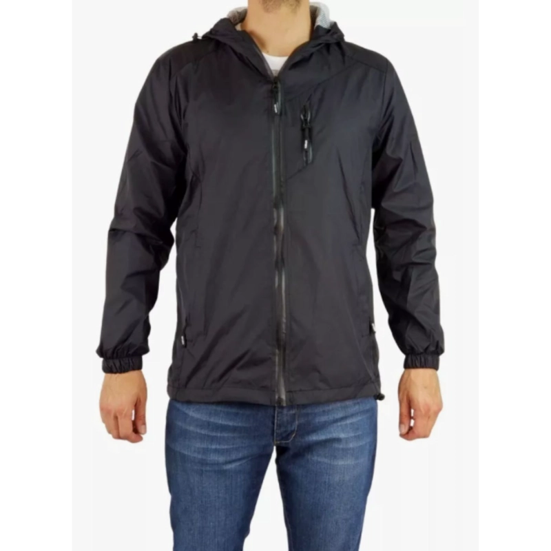 CHAQUETA HOMBRE CORTA VIENTO IMPERMEABLE PARKA LIVIANA COLORES 9283 - 1