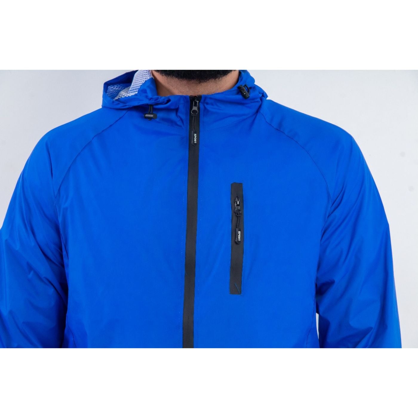 CHAQUETA HOMBRE CORTA VIENTO IMPERMEABLE PARKA LIVIANA COLORES 9283 - 5