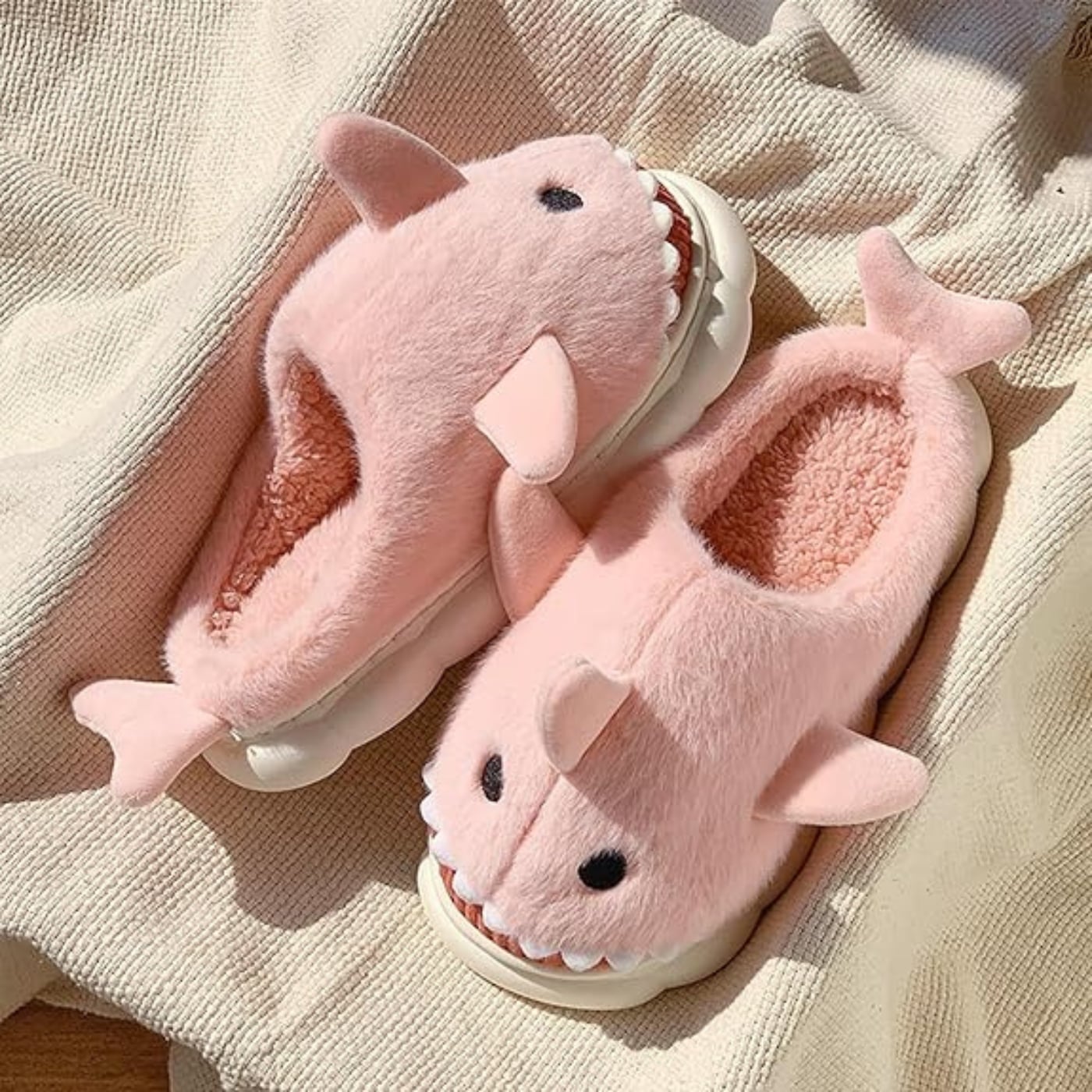 PANTUFLA ZAPATO DESCANSO NIÑOS DISEÑOS TIBURÓN SUELA CONFORTABLE 4245 - 3