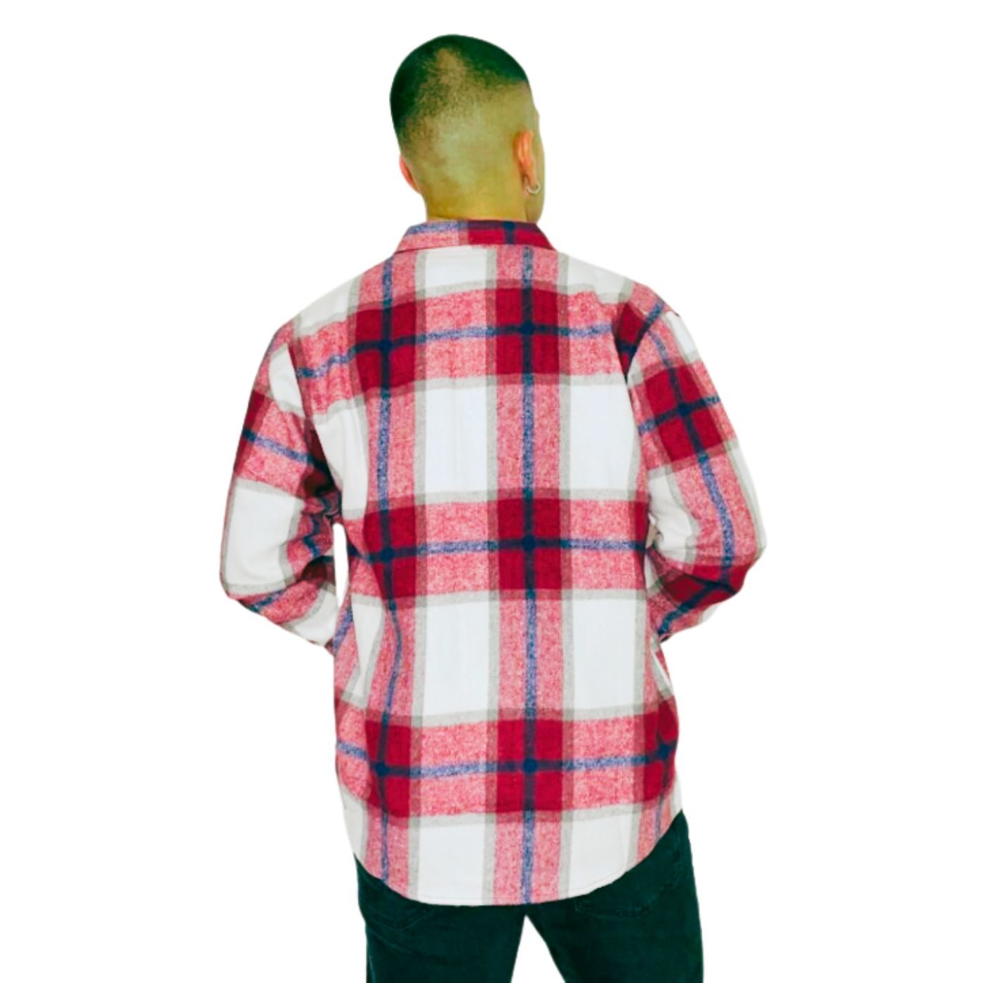 CAMISA ALGODÓN INVIERNO LEÑADORA A CUADROS HOMBRE 0033 - 4
