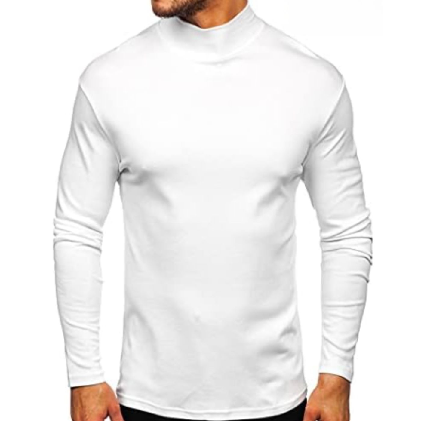 CAMISETA HOMBRE MANGA LARGA CUELLO BEATLE FIBRA BAMBU 3610 - 2