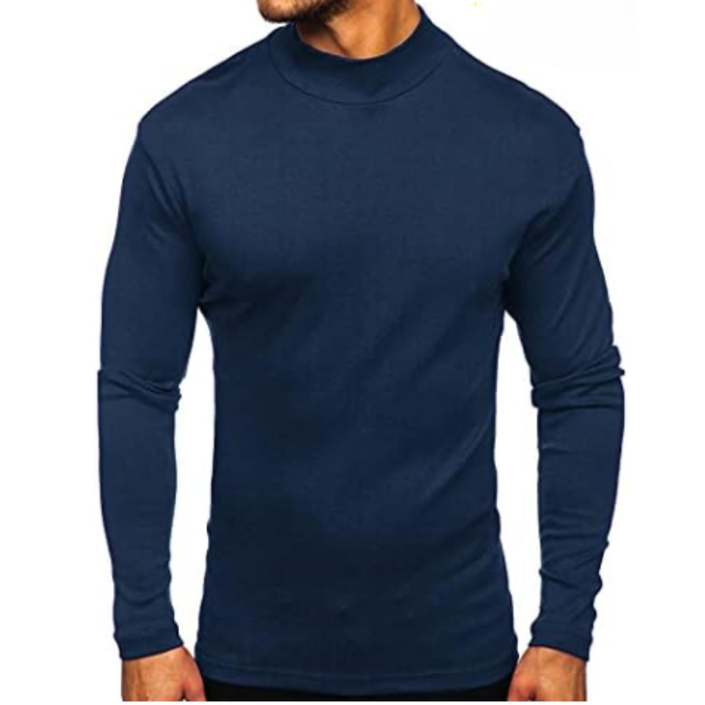 CAMISETA HOMBRE MANGA LARGA CUELLO BEATLE FIBRA BAMBU 3610 - 2