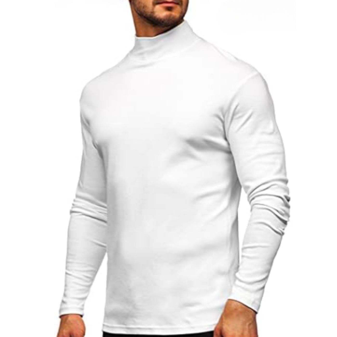 CAMISETA HOMBRE MANGA LARGA CUELLO BEATLE FIBRA BAMBU 3610 - 3