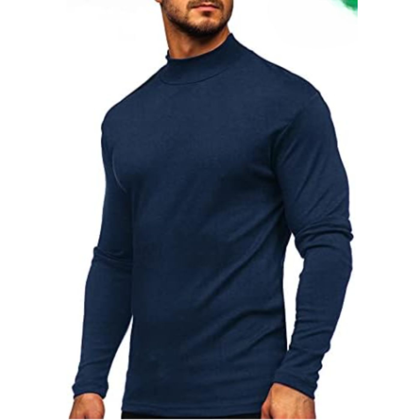 CAMISETA HOMBRE MANGA LARGA CUELLO BEATLE FIBRA BAMBU 3610 - 3