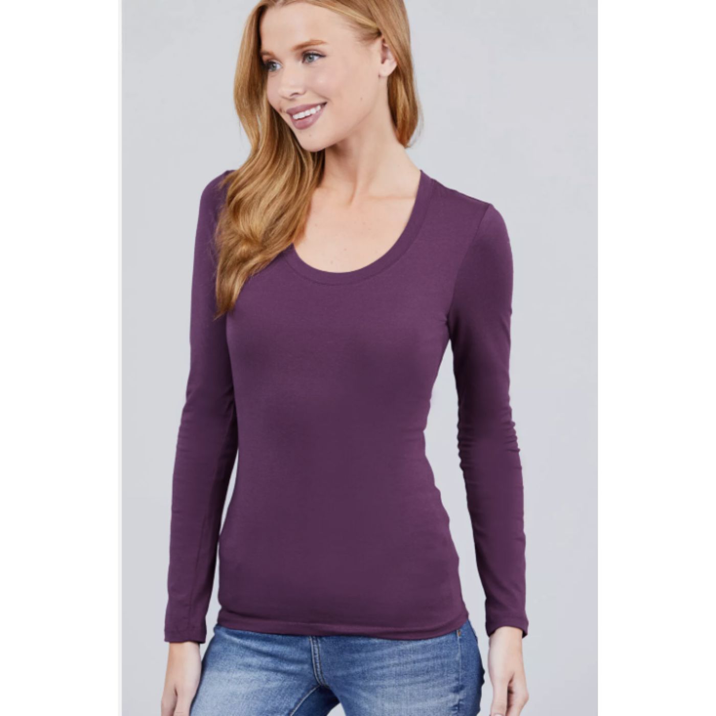 CAMISETA MUJER ELASTICADA FORRO POLAR MANGA LARGA 2419 - 2