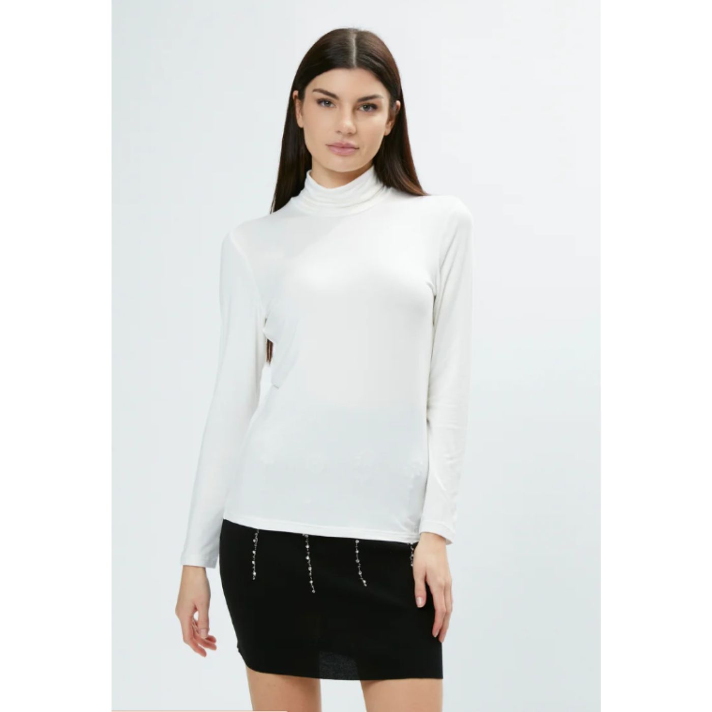 CAMISETA MUJER ELASTICADA FORRO POLAR CUELLO BEATLE 4219 - 1