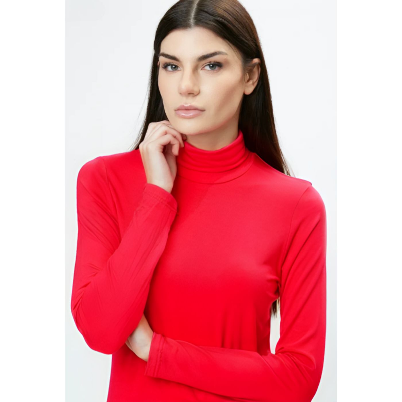 CAMISETA MUJER ELASTICADA FORRO POLAR CUELLO BEATLE 4219 - 2