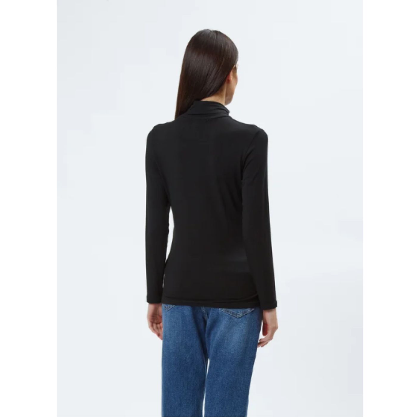 CAMISETA MUJER ELASTICADA FORRO POLAR CUELLO BEATLE 4219 - 4