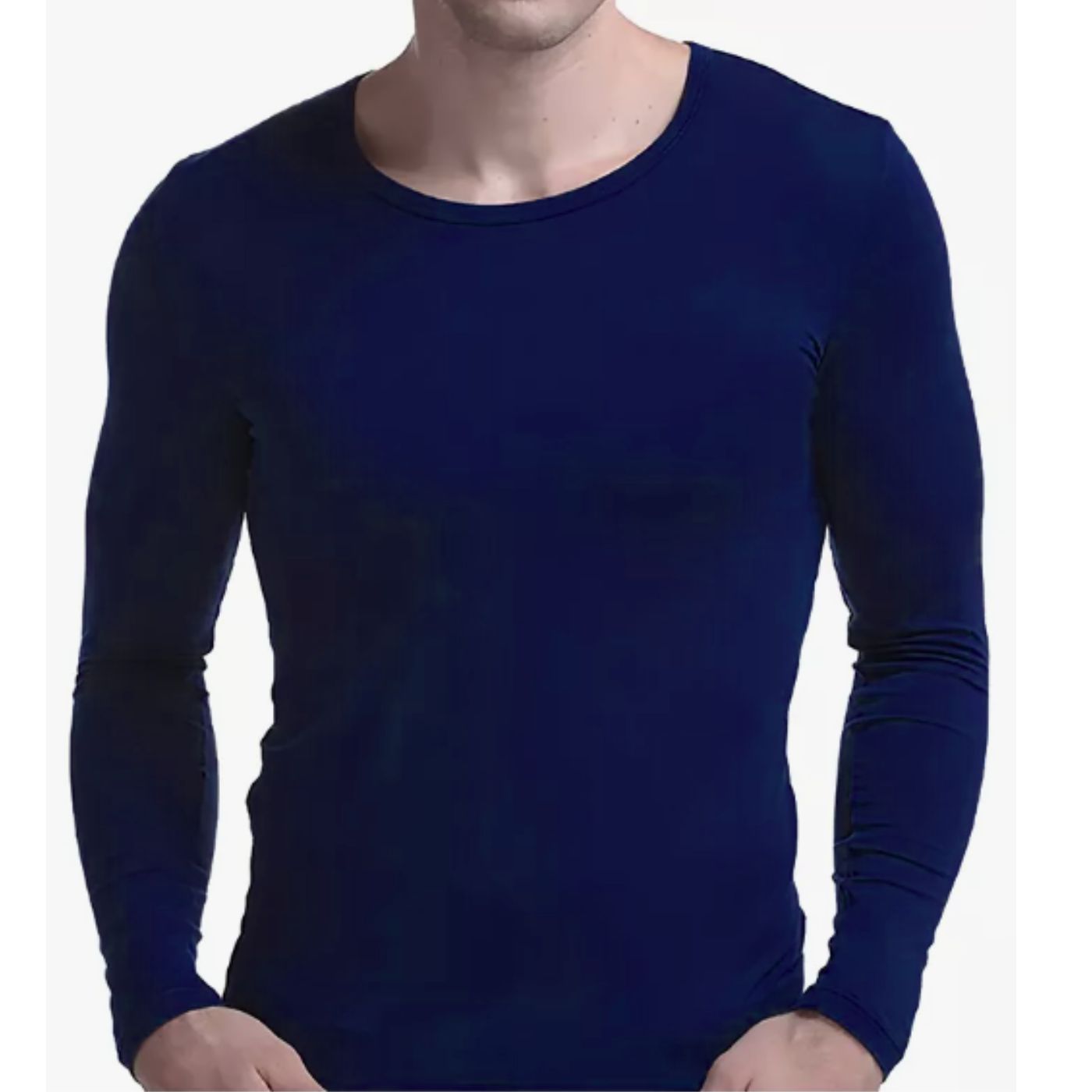 CAMISETA HOMBRE MANGA LARGA CUELLO POLO FIBRA BAMBU 2739 - 1