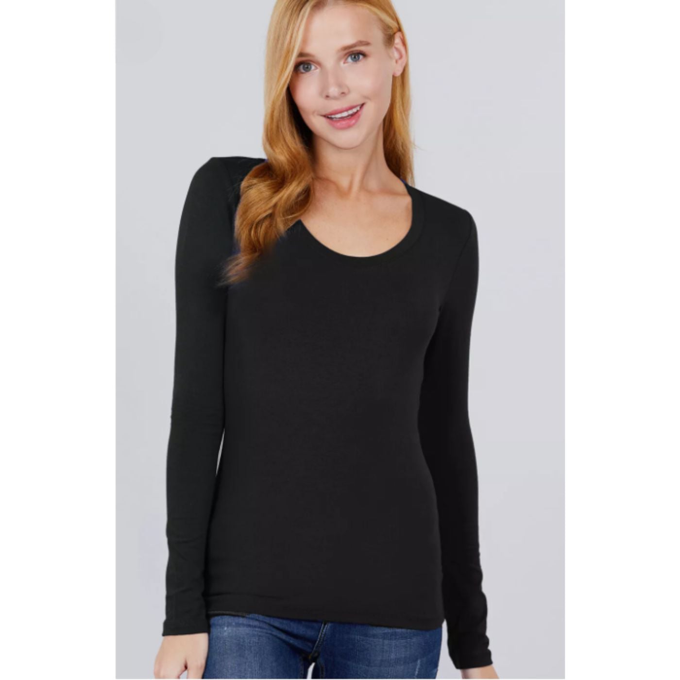 CAMISETA MUJER FORRO POLAR MANGA LARGA BLANCO NEGRO 2101 - 1