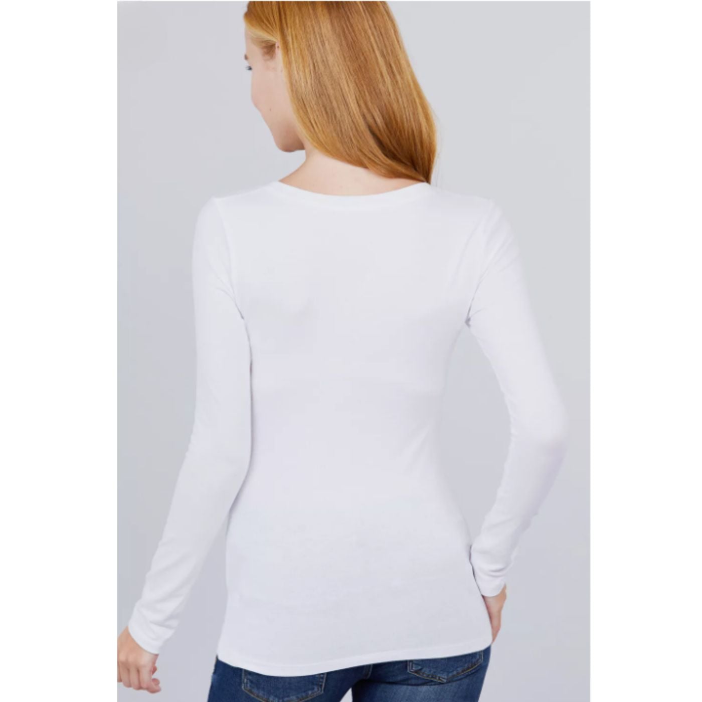 CAMISETA MUJER FORRO POLAR MANGA LARGA BLANCO NEGRO 2101 - 3