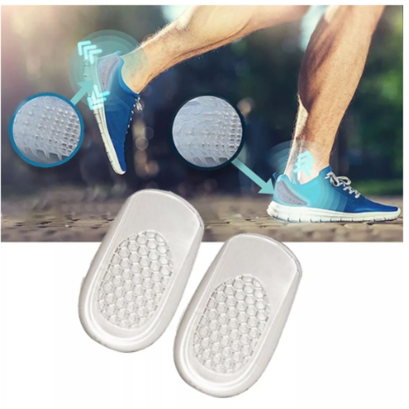 PACK 2 PAR PLANTILLA GEL SILICONA DESCANSO 702 - 5