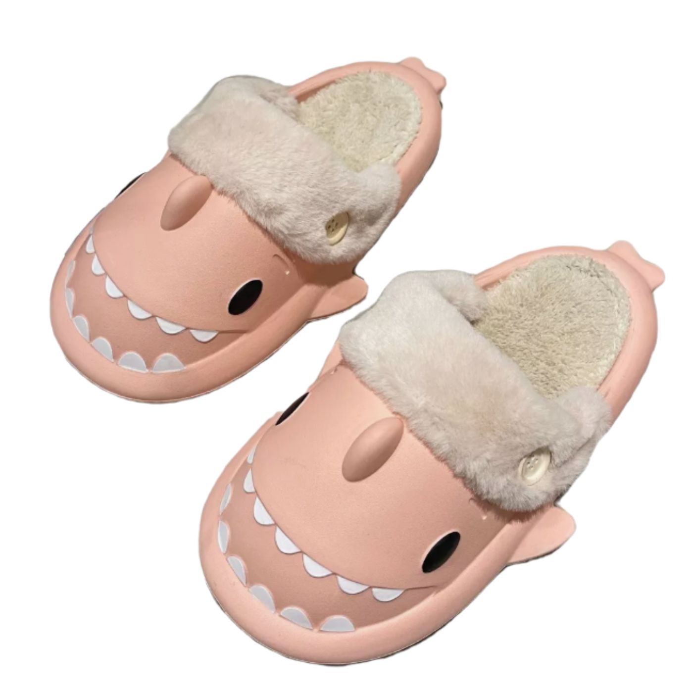 PANTUFLA ZAPATO DE DESCANSO DISEÑOS TIBURÓN FORRO PIEL TENDENCIA. 934 - 1