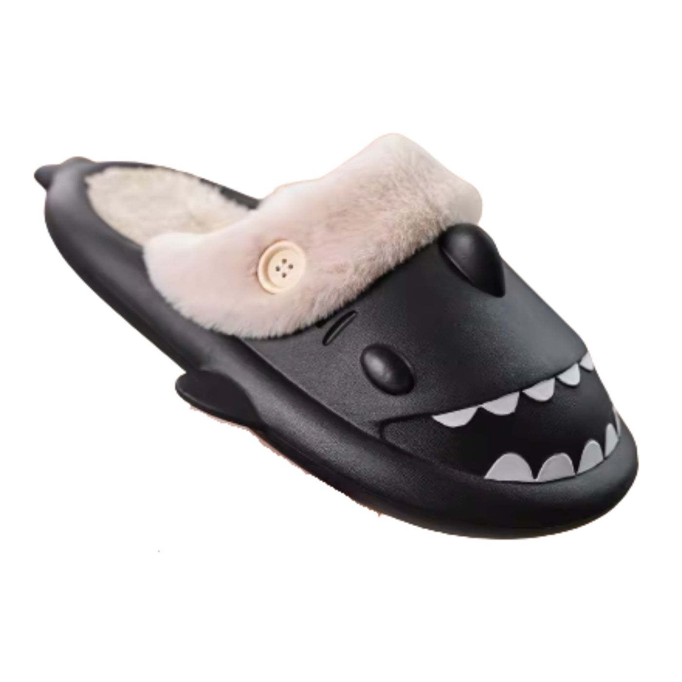 PANTUFLA ZAPATO DE DESCANSO DISEÑOS TIBURÓN FORRO PIEL TENDENCIA. 934 - 2