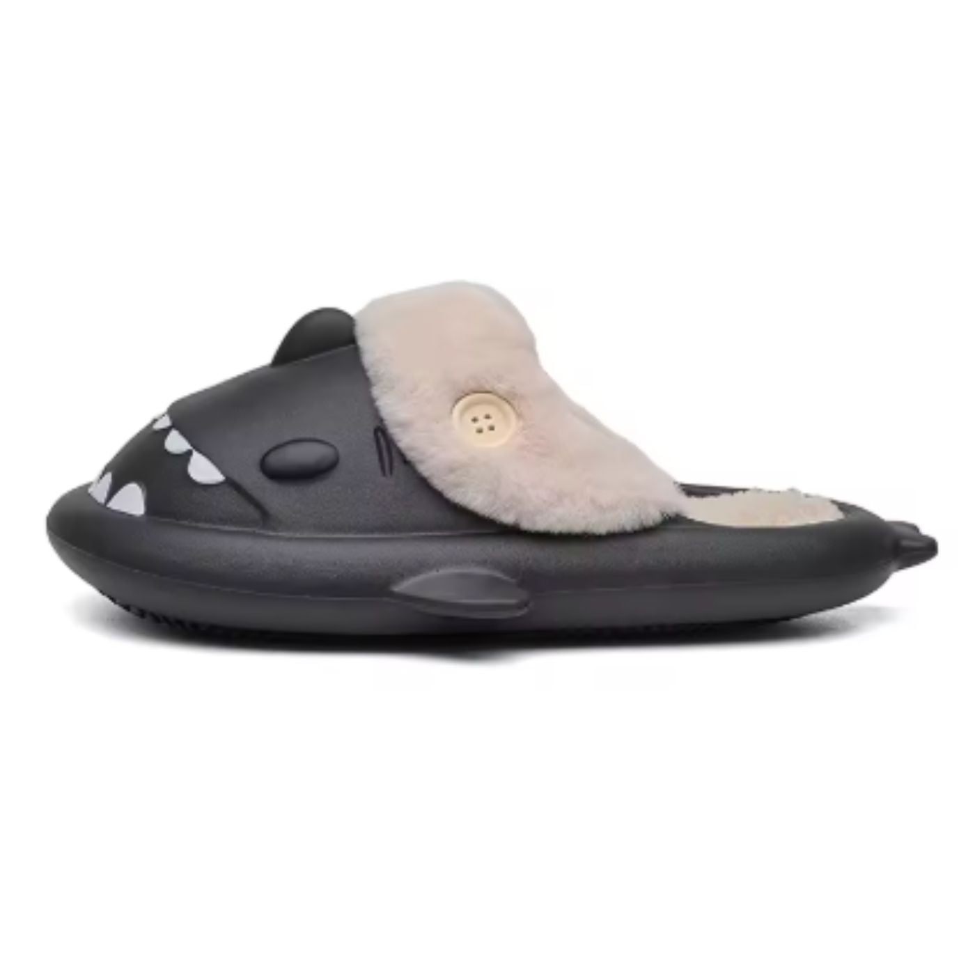 PANTUFLA ZAPATO DE DESCANSO DISEÑOS TIBURÓN FORRO PIEL TENDENCIA. 934 - 3