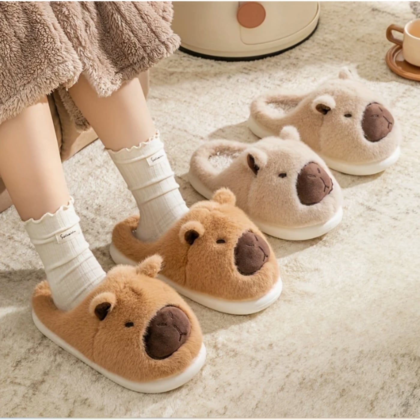 PANTUFLA ZAPATO DESCANSO MADRE O HIJO SUELA CONFORTABLE TENDENCIA 7576 - 3