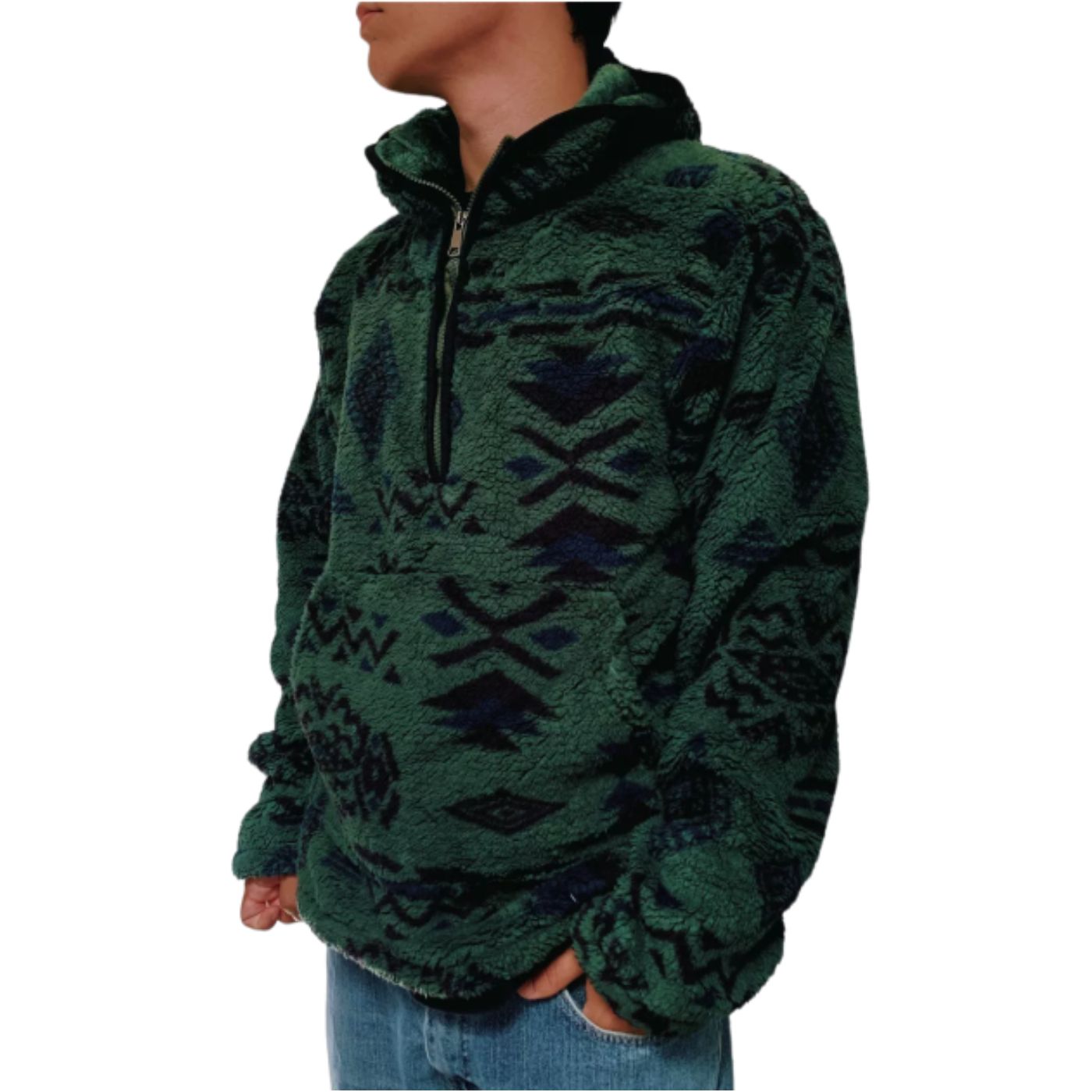 POLERÓN ÉTNICO HOMBRE INVIERNO INTERIOR CHIPORRO CIERRE 6100 - 2
