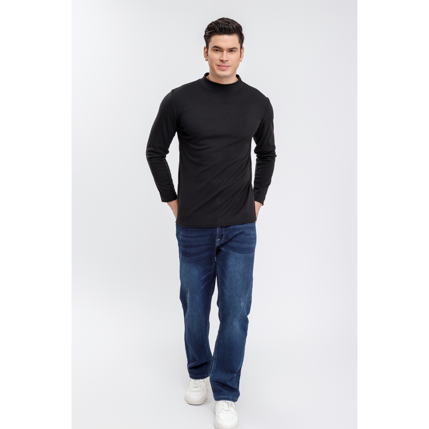 POLERA BEATLE HOMBRE TÉRMICA FRISADA MANGA LARGA INVIERNO 2041 - 3