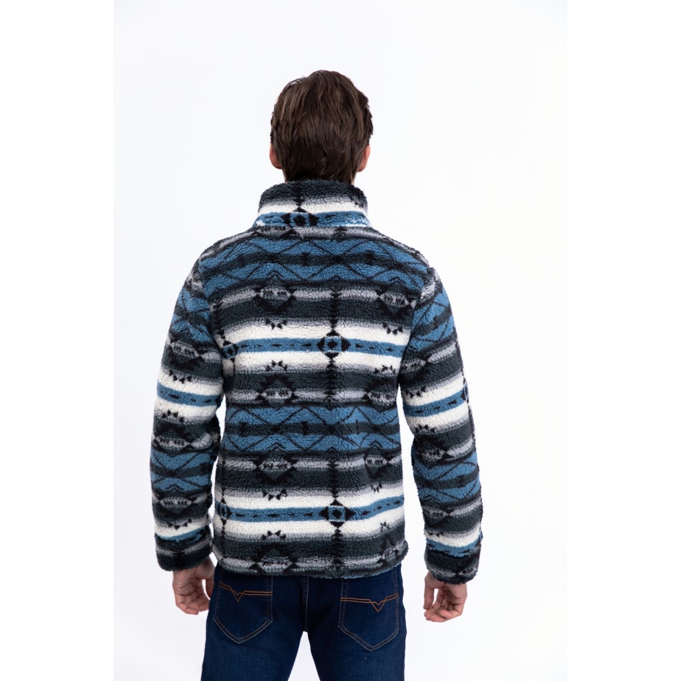 POLERÓN PELUDO ÉTNICO OTOÑO INVIERNO CHAQUETA HOMBRE 6076 - 3