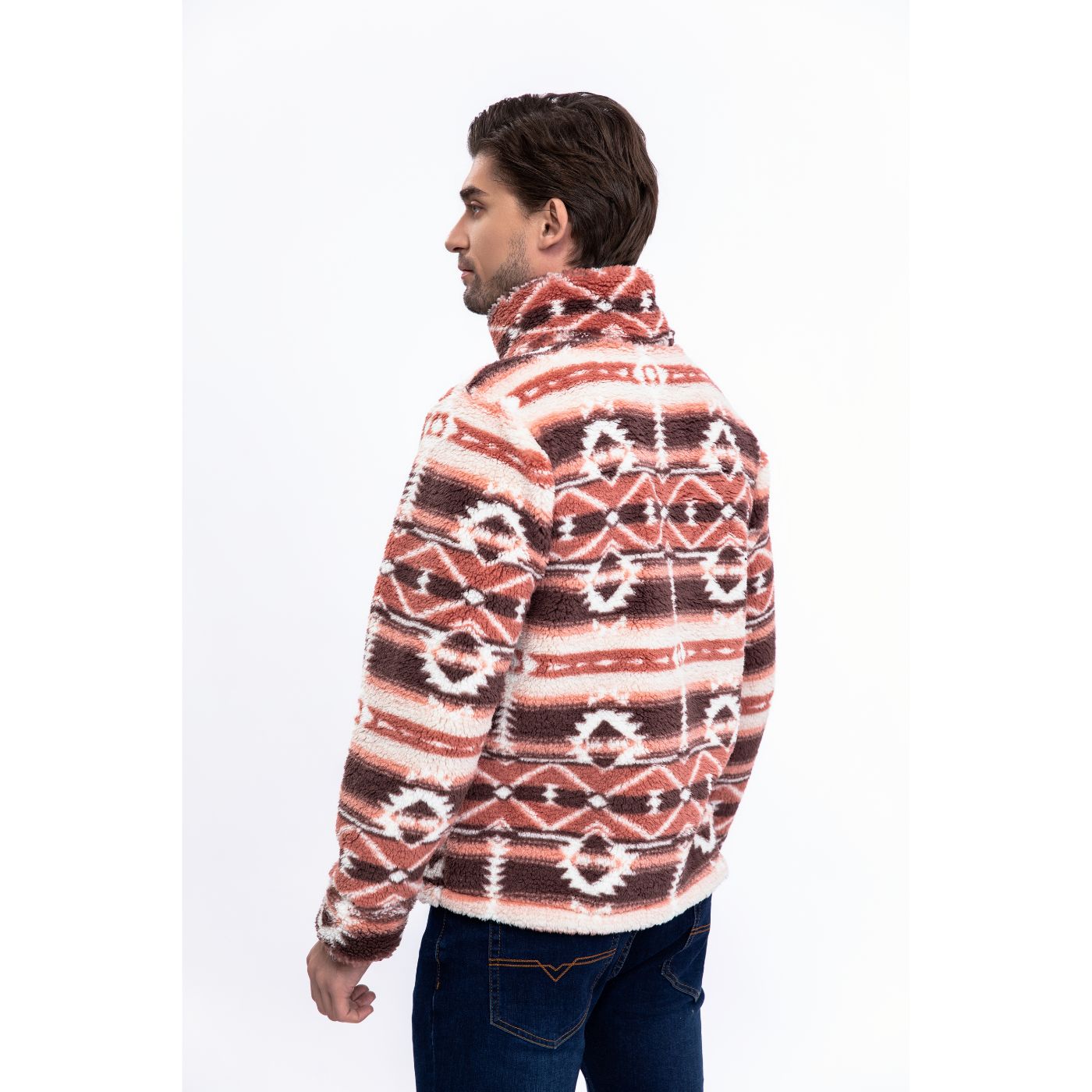 POLERÓN PELUDO ÉTNICO OTOÑO INVIERNO CHAQUETA HOMBRE 6076 - 3