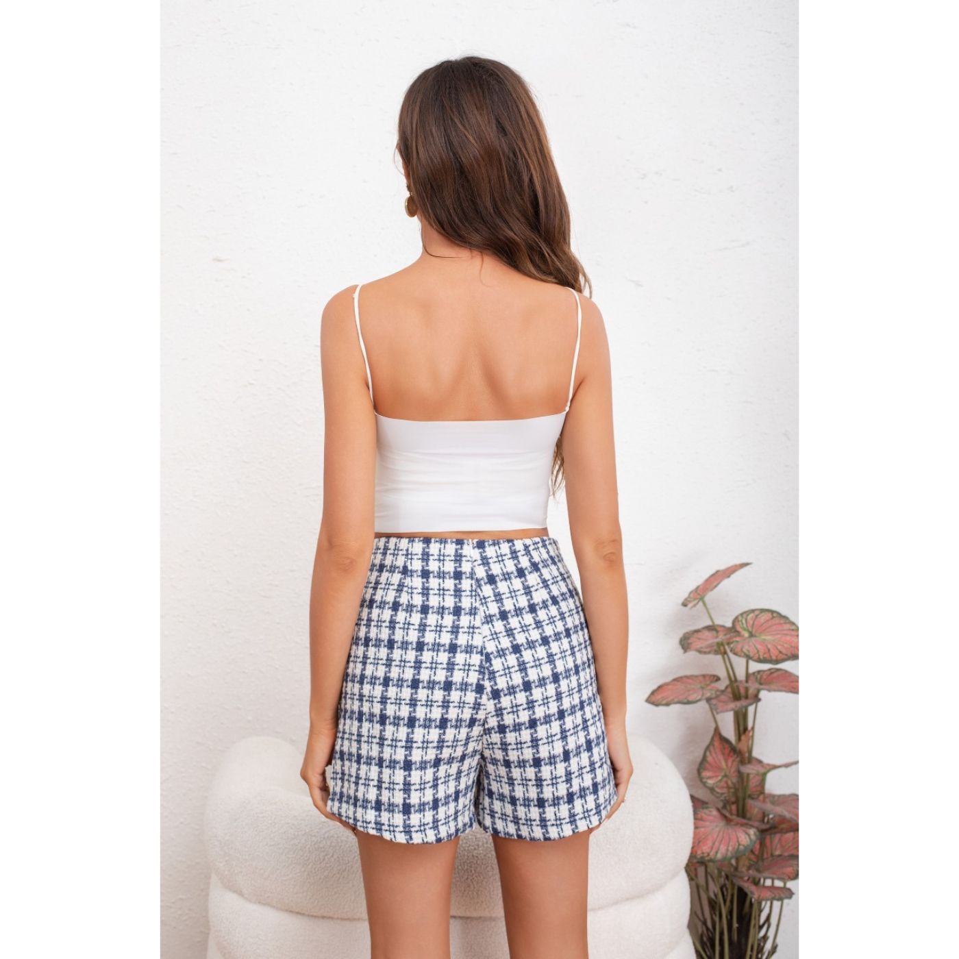MINI FALDA SHORT MUJER JUVENIL CASUAL TENDENCIA 0120 - 4