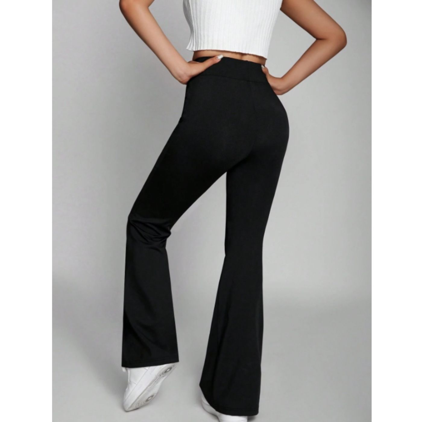 CALZA DELGADA YOGA FLARE MUJER TIRO ALTO 7015 - 5