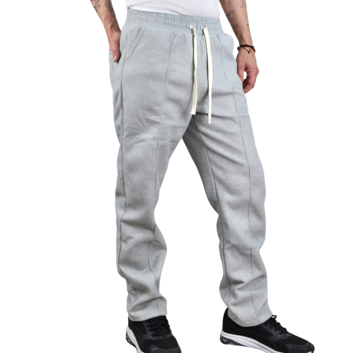 PANTALON BUZO HOMBRE RECTO FORRO INTERIOR PIEL BOLSILLOS 7121 - 3
