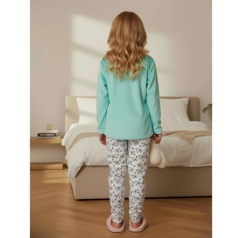 PIJAMA FRANELA NIÑA INVIERNO MANGA LARGA 457 - 3