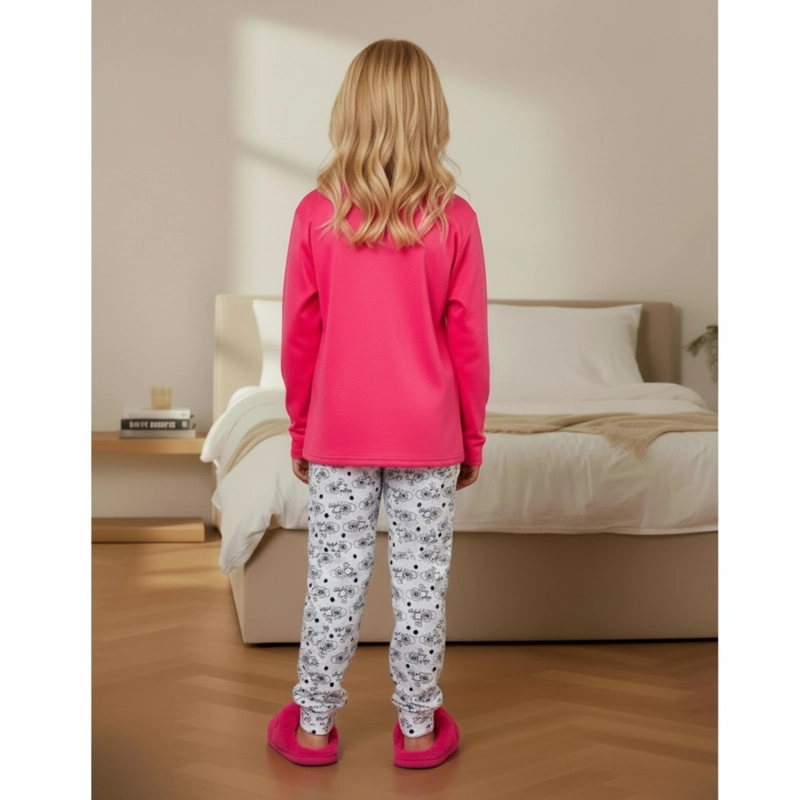 PIJAMA FRANELA NIÑA INVIERNO MANGA LARGA 457 - 3