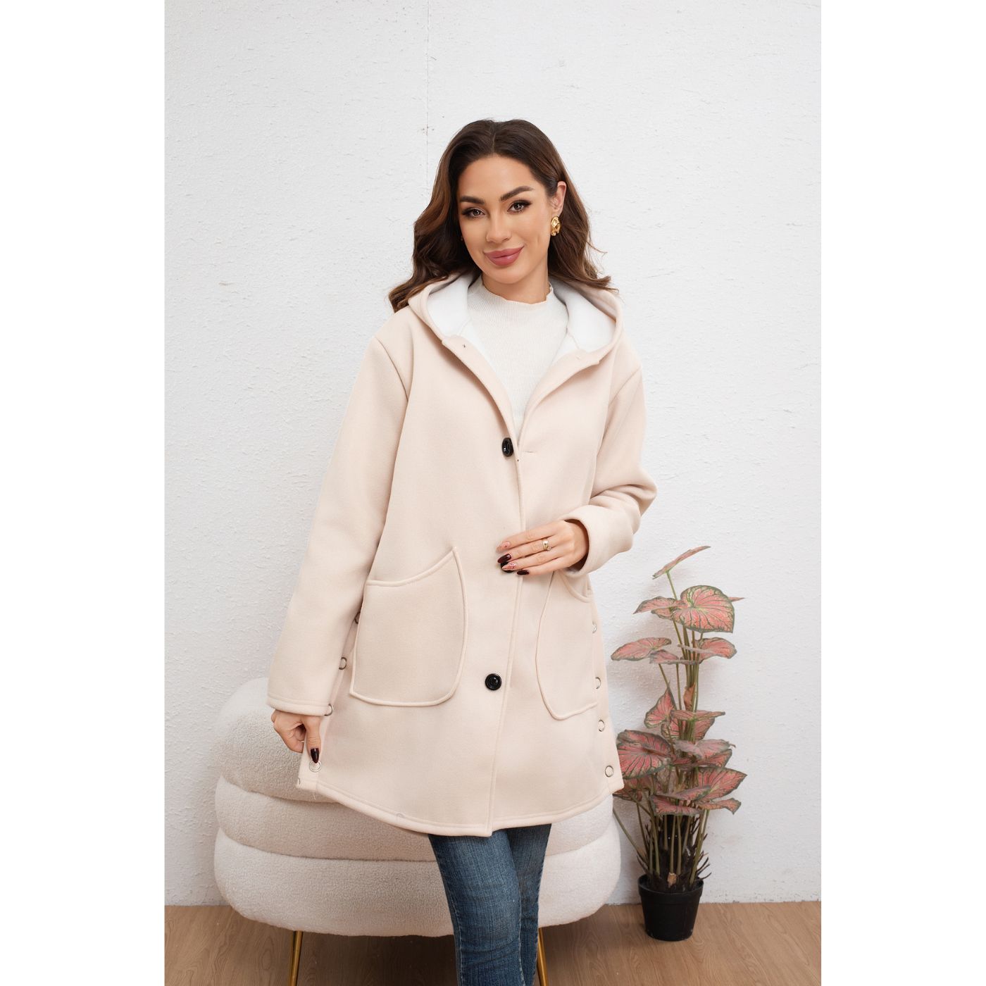 ABRIGO MUJER LARGO FORMAL EXCELENTE CALIDAD 7591 - 1