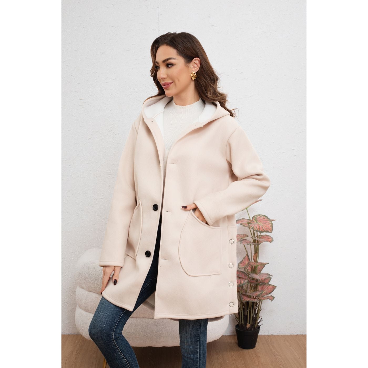 ABRIGO MUJER LARGO FORMAL EXCELENTE CALIDAD 7591 - 2