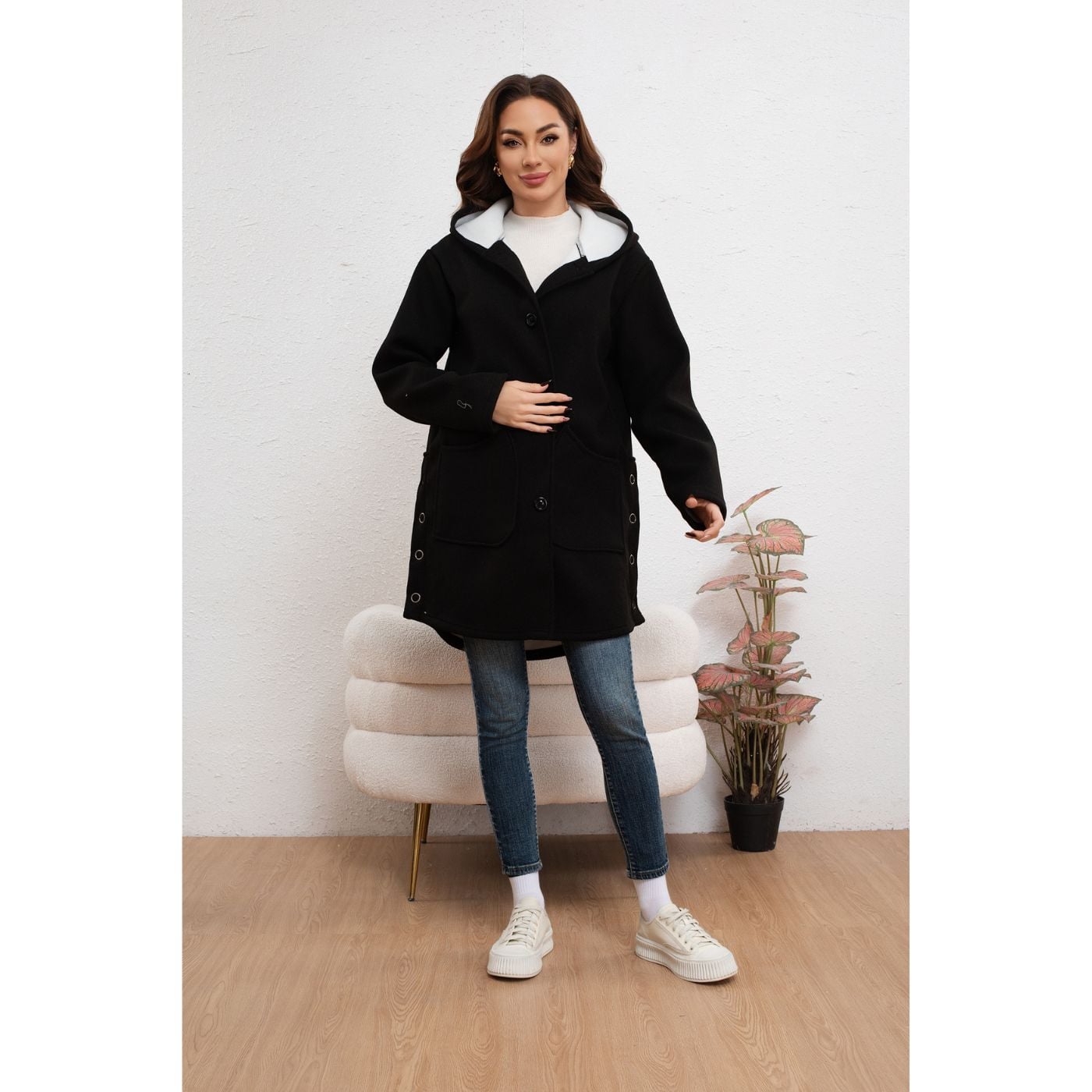 ABRIGO MUJER LARGO FORMAL EXCELENTE CALIDAD 7591 - 3