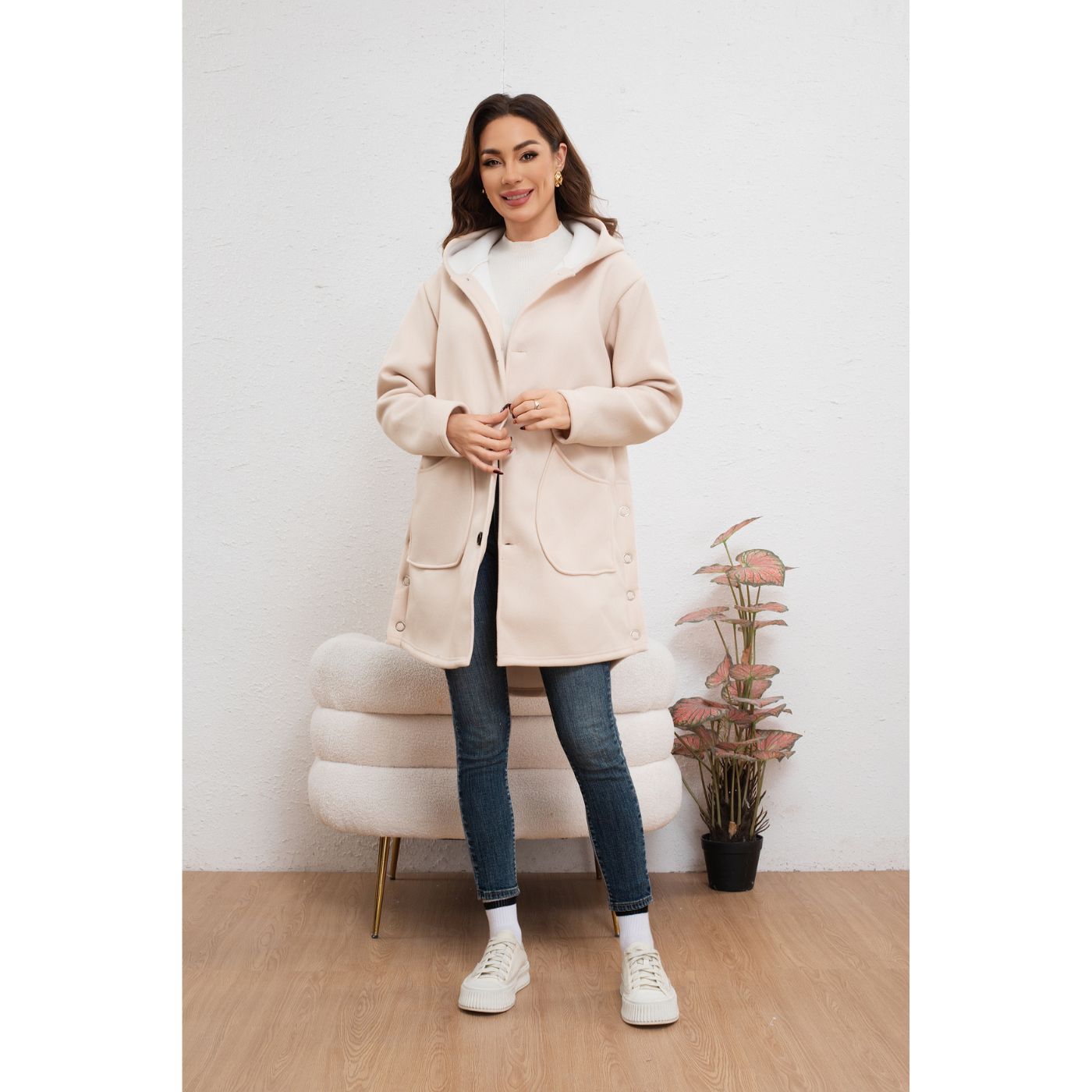 ABRIGO MUJER LARGO FORMAL EXCELENTE CALIDAD 7591 - 3