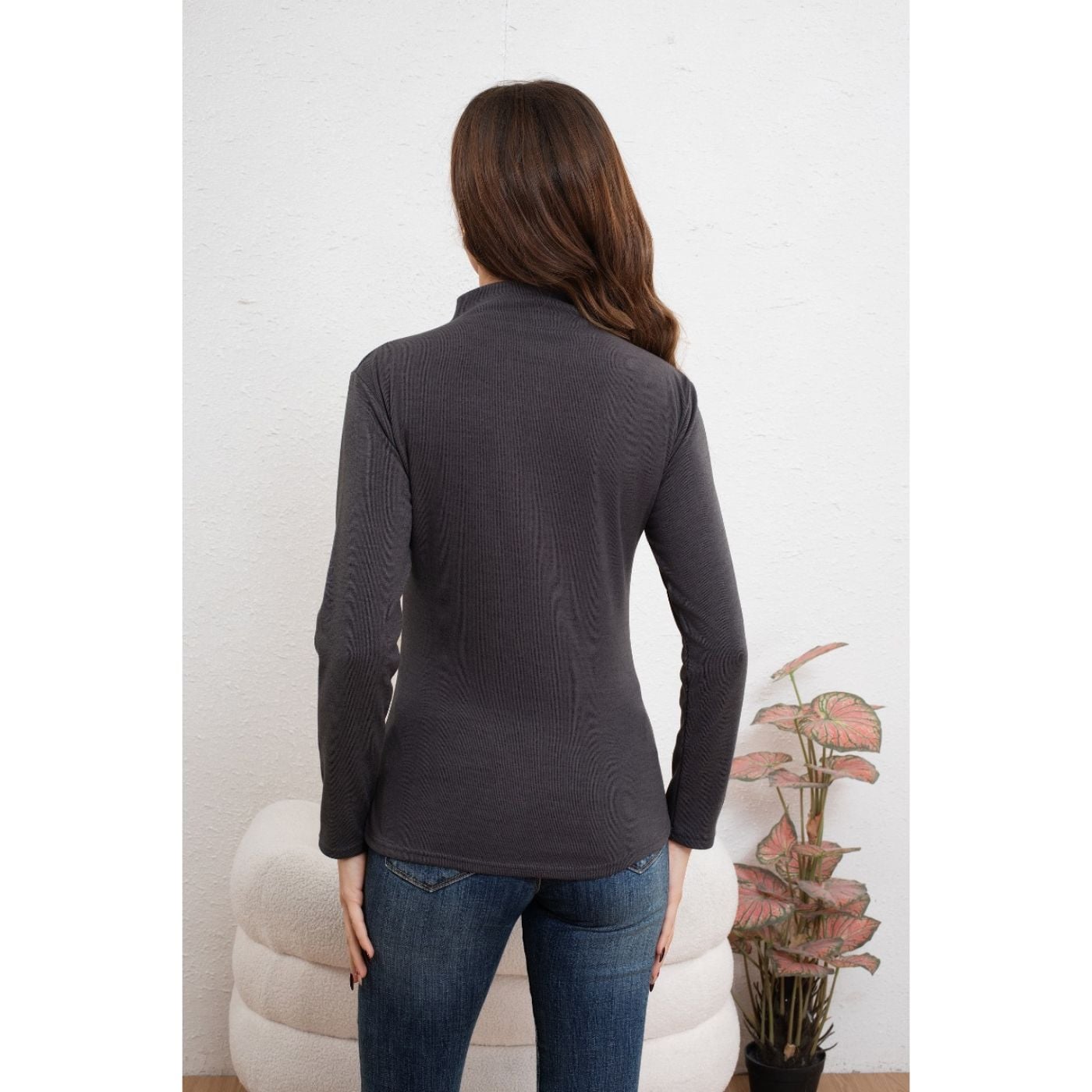 POLERA MUJER BEATLE FRISADO MANGA LARGA COLORES 2035 - 4