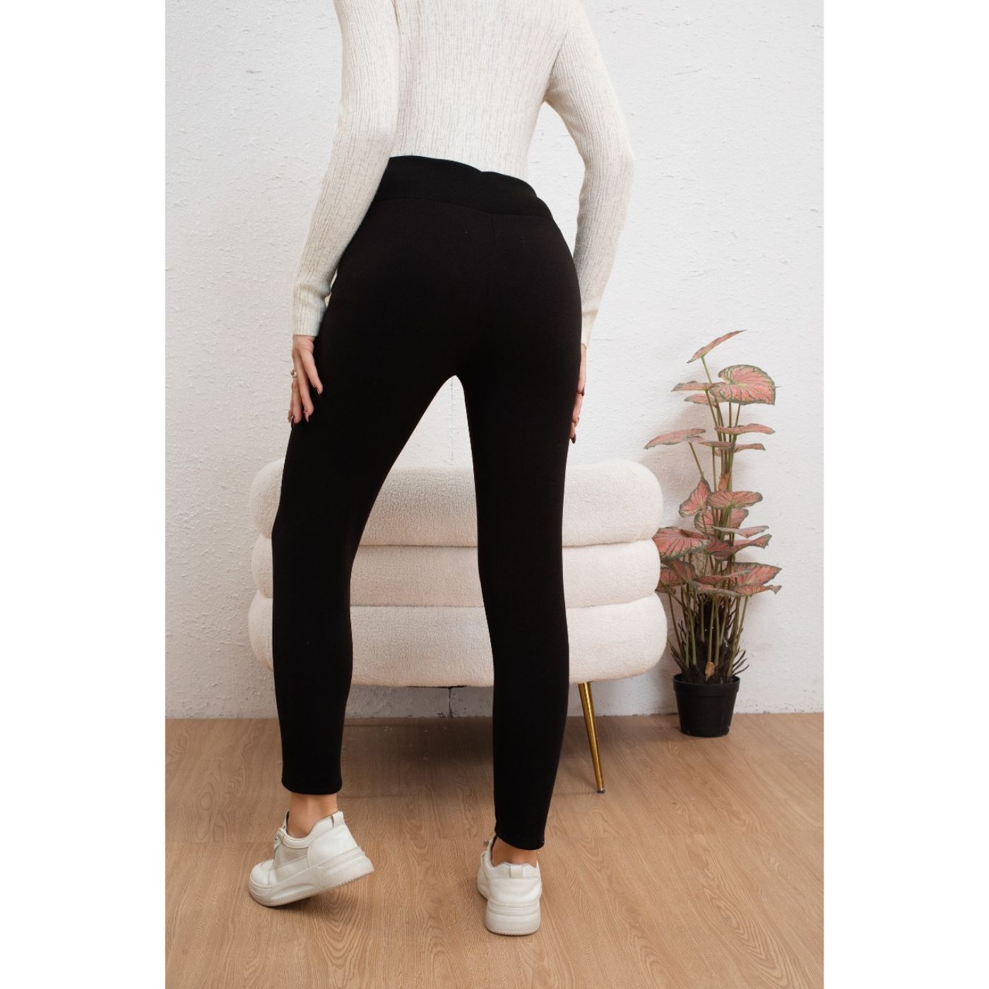 PANTALÓN MUJER CALZA GRUESA FLEECE INTERIOR FRISADO INVIERNO 2031 - 4