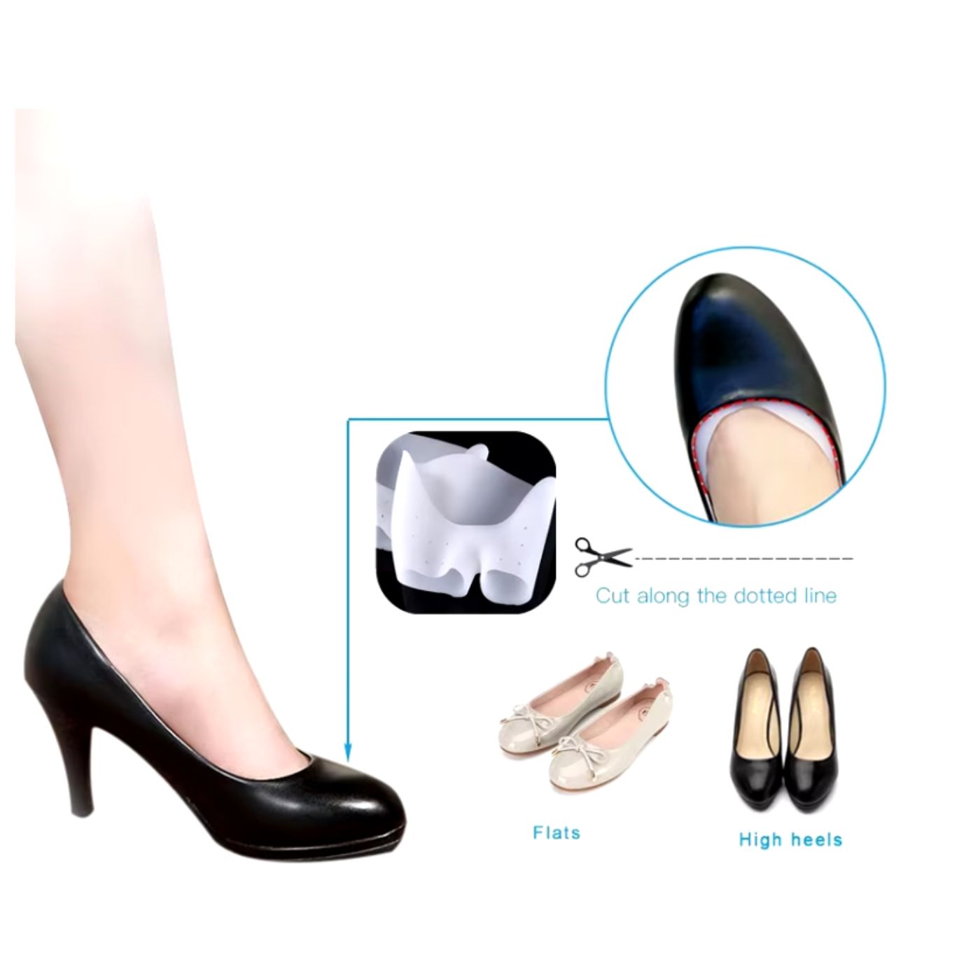 PACK 2 PARES COJIN COMODIDAD PROTECCION SILICONA 190 - 4