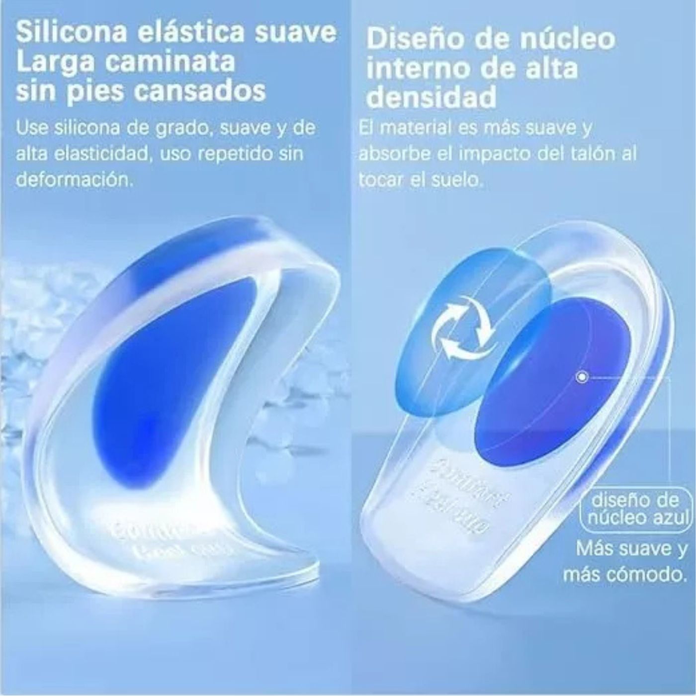 PLANTILLA GEL TALONERA PARA ESPOLÓN CALCÁNEO 595 - 6